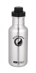 ECOtanka - Sport Trinkflasche - 0,6l Mini Tanka in Edelstahl mit Reduzier-Verschluss