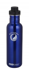 ECOtanka - Trinkflasche für Sport - 0,8l Sports Tanka in Blau mit Reduzier-Verschluss