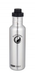 ECOtanka - Trinkflasche für Sport - 0,8l Sports Tanka in Edelstahl mit Reduzier-Verschluss